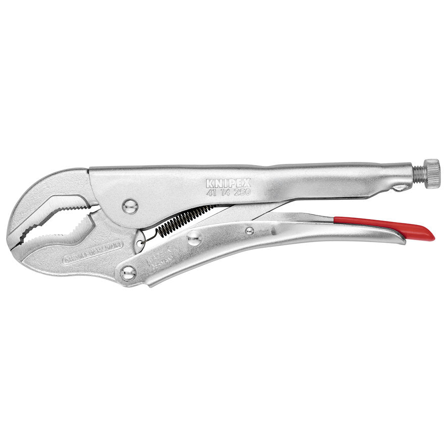 KNIPEX 41 14 250 Pinza de presión con mordaza universal mangos sin recubrimiento galvanizada 250 mm (10'')