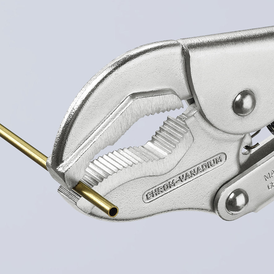 KNIPEX 41 14 250 Pinza de presión con mordaza universal mangos sin recubrimiento galvanizada 250 mm (10'')