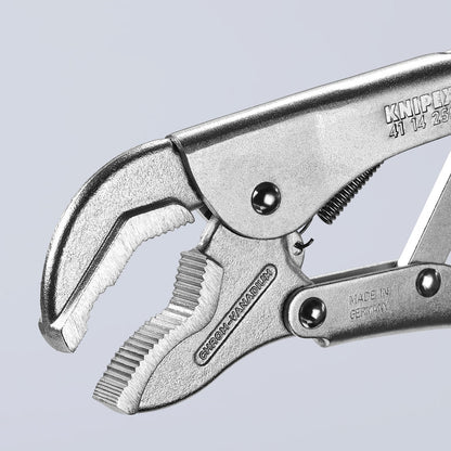 KNIPEX 41 14 250 Pinza de presión con mordaza universal mangos sin recubrimiento galvanizada 250 mm (10'')
