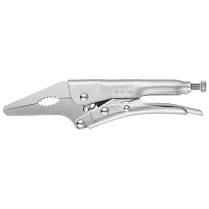 KNIPEX 41 34 165 Pinza de presión de punta larga mangos sin recubrimiento galvanizada 165 mm (6.5'')