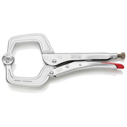 KNIPEX 42 44 280 Pinza de presión para soldadura mangos sin recubrimiento galvanizada 280 mm (11'')