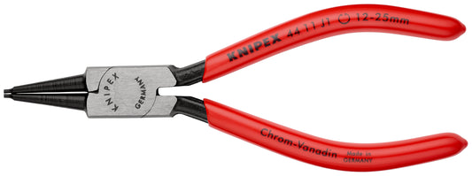 KNIPEX 44 11 J1 Pinza para arandelas para arandelas interiores en taladros recubiertos de plástico Negro atramentado 140 mm
