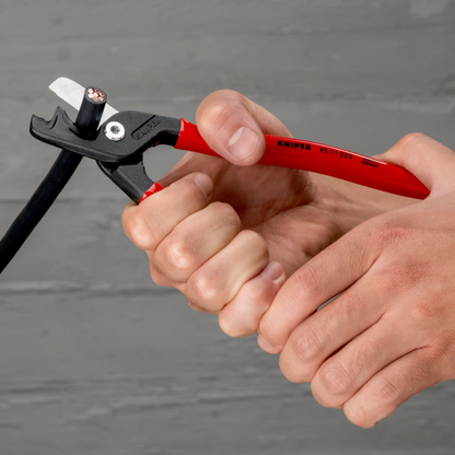 KNIPEX 95 11 225 Cortacables con corte escalonado StepCut XL 229 mm (9″)