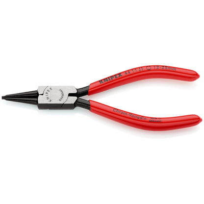 KNIPEX 44 11 J1 SB Pinza para anillos de retención interiores con puntas rectas con mangos de plástico pavonada 140 mm (5.5'')