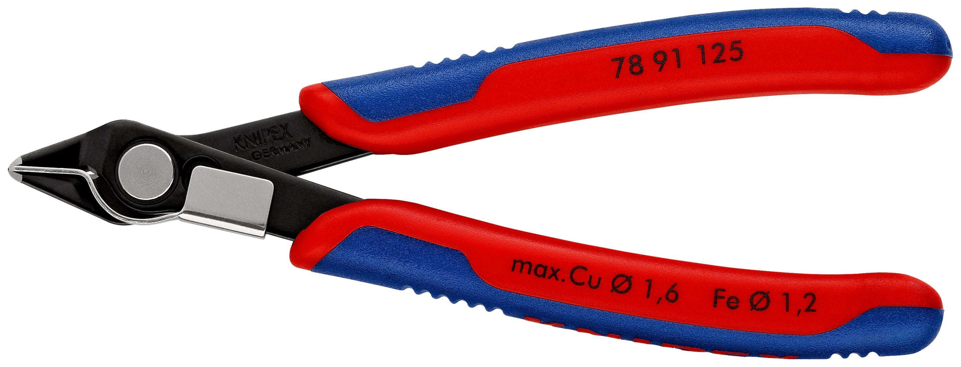 KNIPEX 78 91 125 Electronic Super Knips© Con fundas en dos componentes bruñido 125 mm