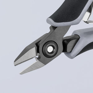 KNIPEX 79 52 125 ESD Pinzas de precisión de corte diagonal para electrónica ESD con mangos en dos componentes bruñido 125 mm
