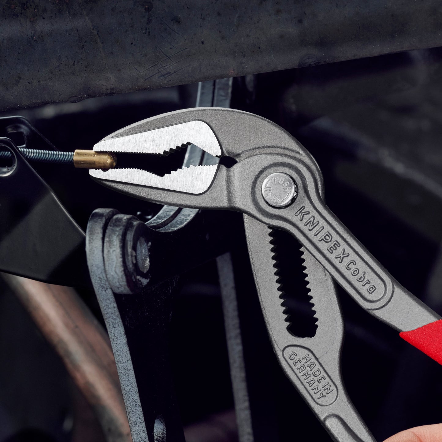 KNIPEX 87 51 180 Cobra® ES Pinza de agarre extra esbelta  180 mm