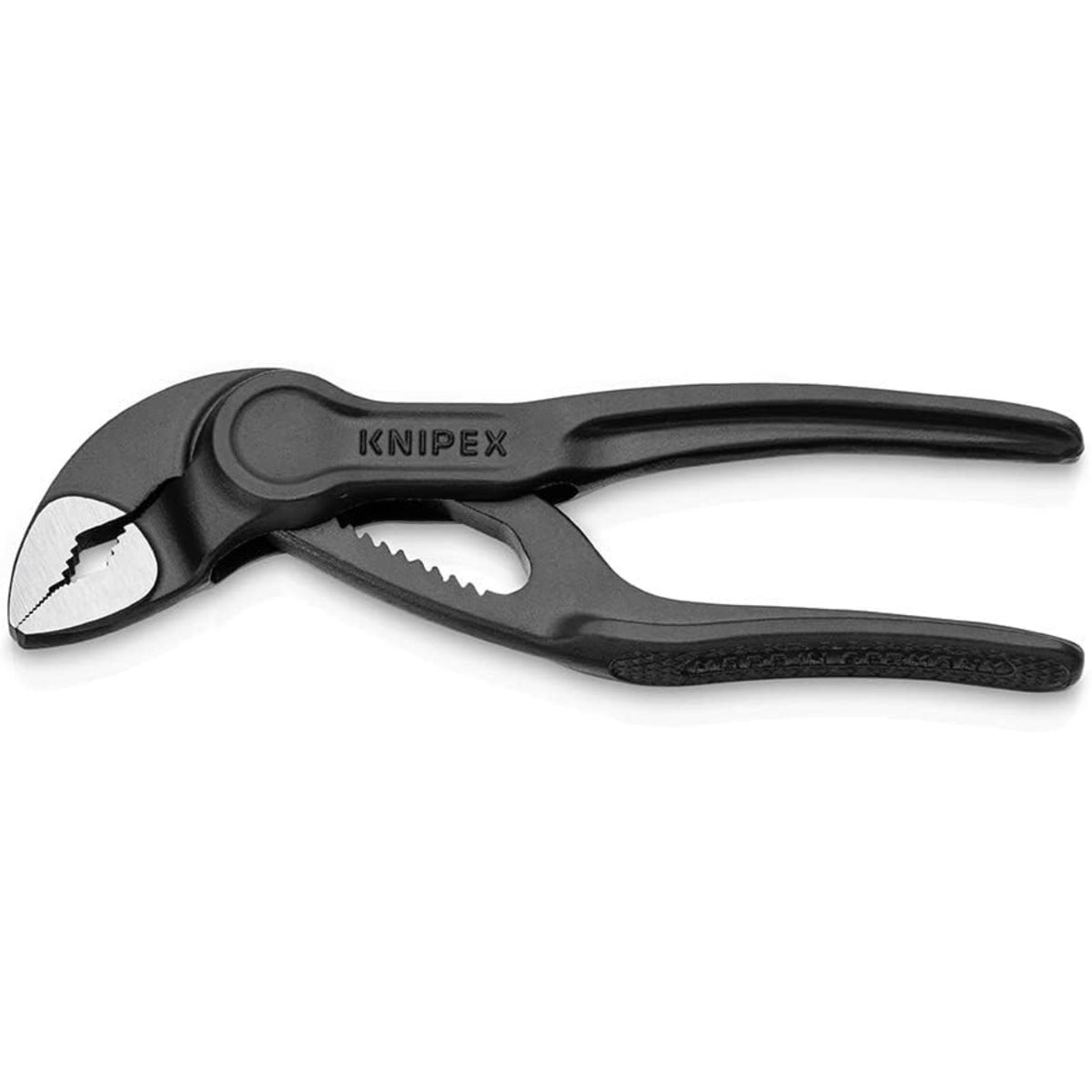 KNIPEX 87 00 100 XMAS Pinza de extensión pico de loro Cobra XS mangos sin recubrimiento pavonada 100 mm (4'') y Esfera Navideña XMAS 2022  - Edición limitada