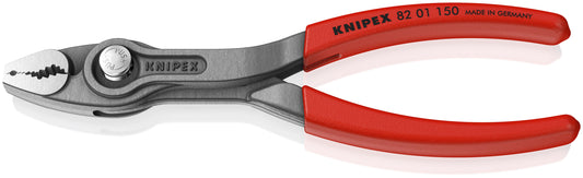 KNIPEX 82 01 150 SB TwinGrip® Pinza de presión frontal 150 mm