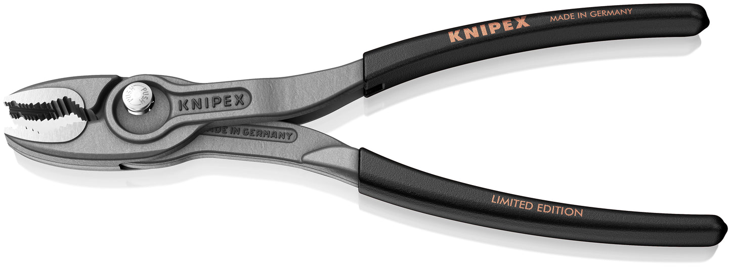 KNIPEX 82 01 200 S02 Pinza de mecánico de agarre frontal y lateral Twingrip 200 mm (8'') XMAS 2025 - Edición limitada