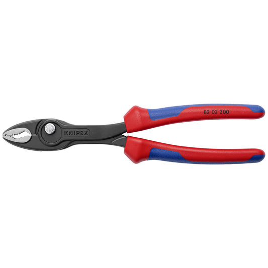 KNIPEX 82 02 200 SB Pinza de agarre frontal ajustable TwinGrip 200 mm