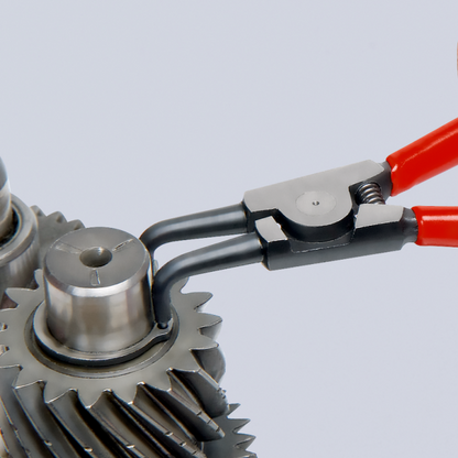 KNIPEX 46 21 A21 SB Pinza para anillos de retención exteriores con puntas ángulo 90° con mangos de plástico pavonada 170 mm (6.75'')