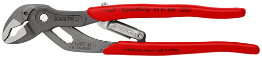 KNIPEX 85 01 250 SmartGrip® Tenaza de agarre automática con fundas de plástico gris atramentado 250 mm