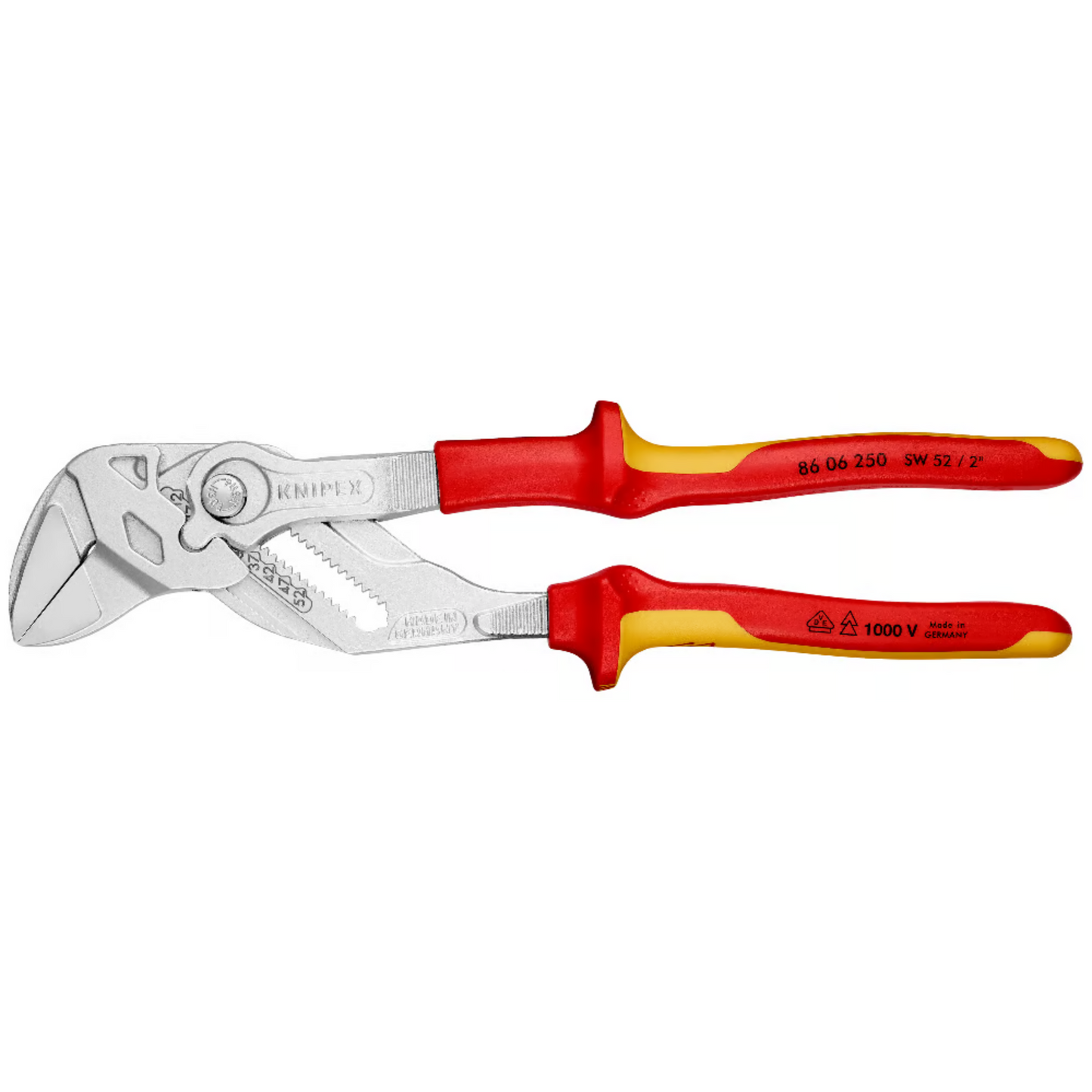 KNIPEX 86 06 250 Pinza aislada de extensión y llave en una sola herramienta 250 mm (10")