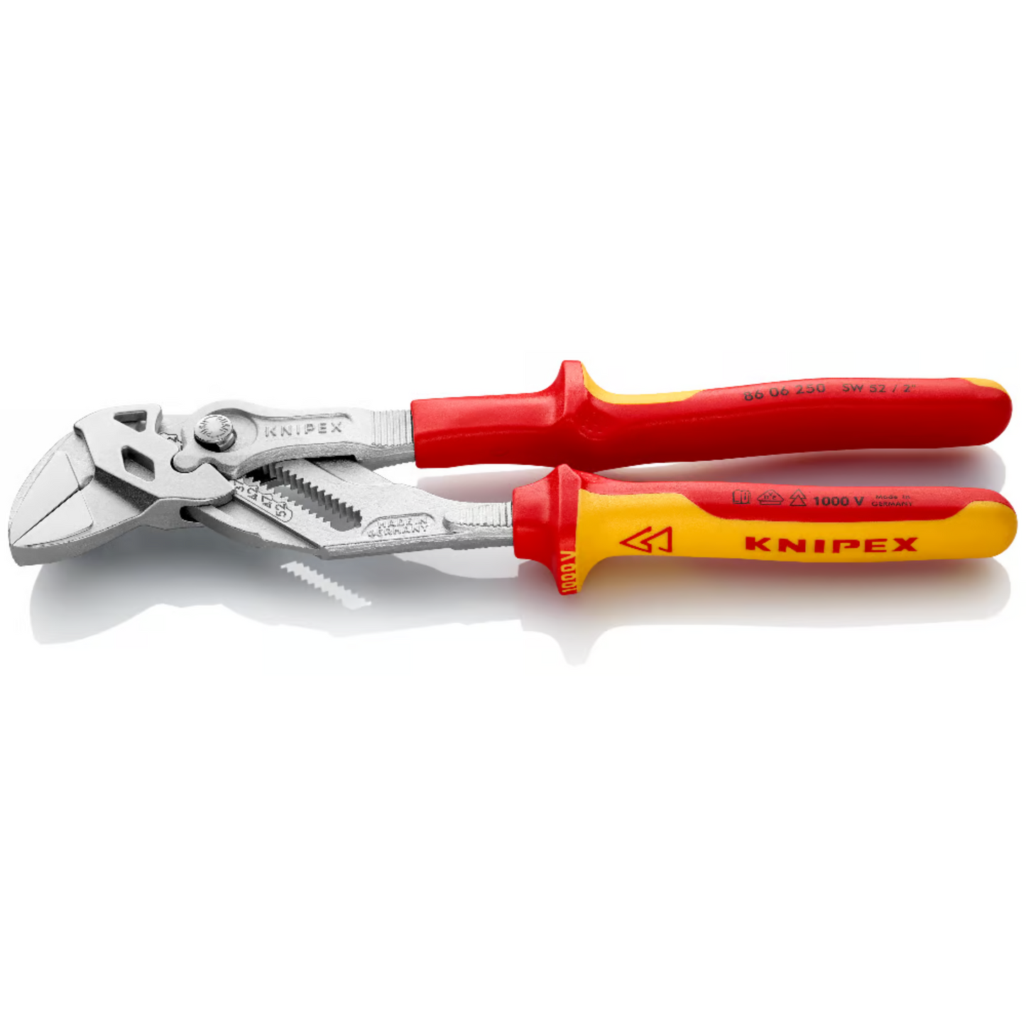 KNIPEX 86 06 250 Pinza aislada de extensión y llave en una sola herramienta 250 mm (10")