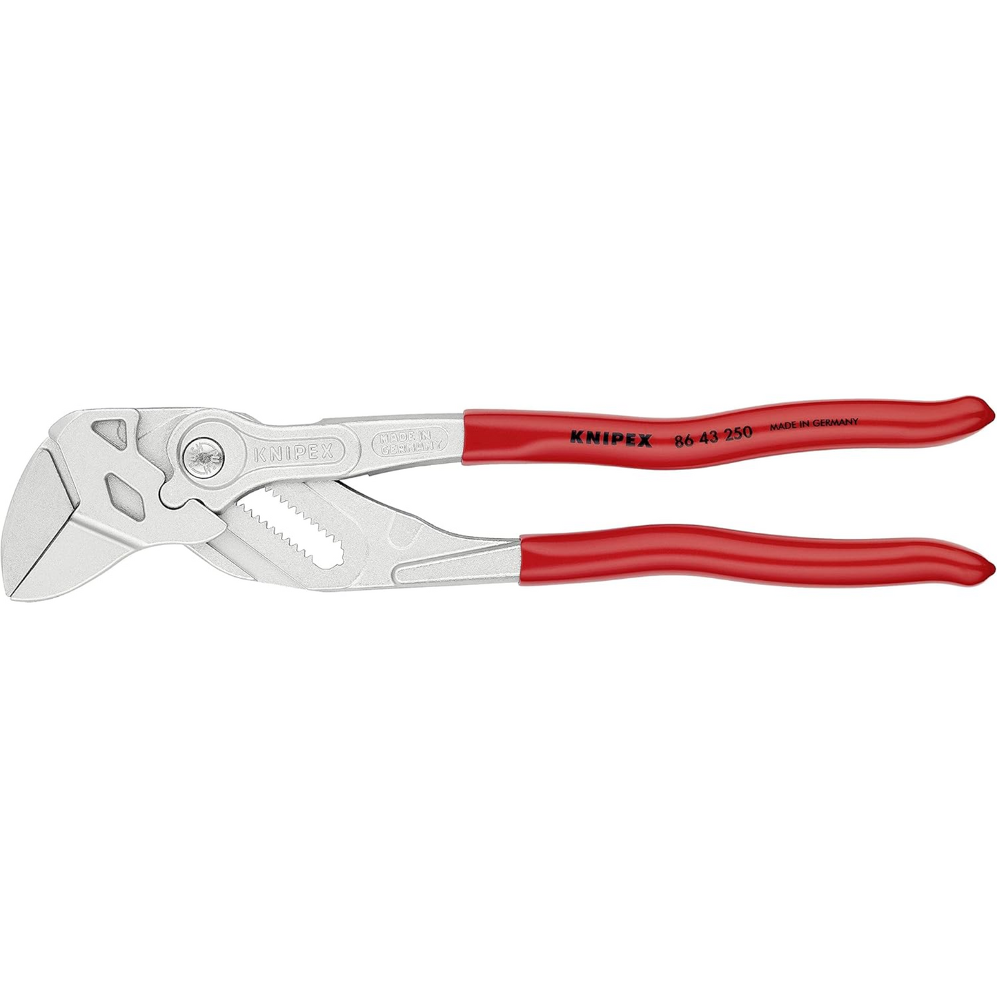 KNIPEX 86 43 250 Pinza de extensión y llave en una sola herramienta mangos en ángulo de 15º 250 mm (10")