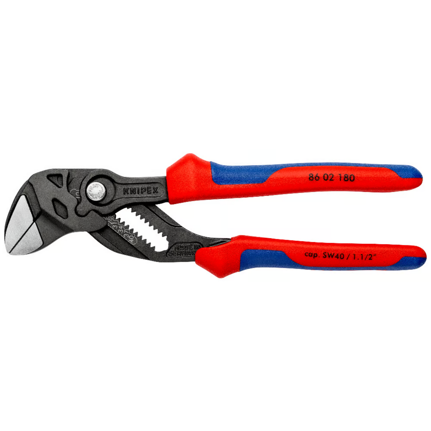KNIPEX 86 02 180 SB Pinza y llave en una sola herramienta 180 mm