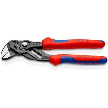 KNIPEX 86 02 180 SB Pinza y llave en una sola herramienta 180 mm