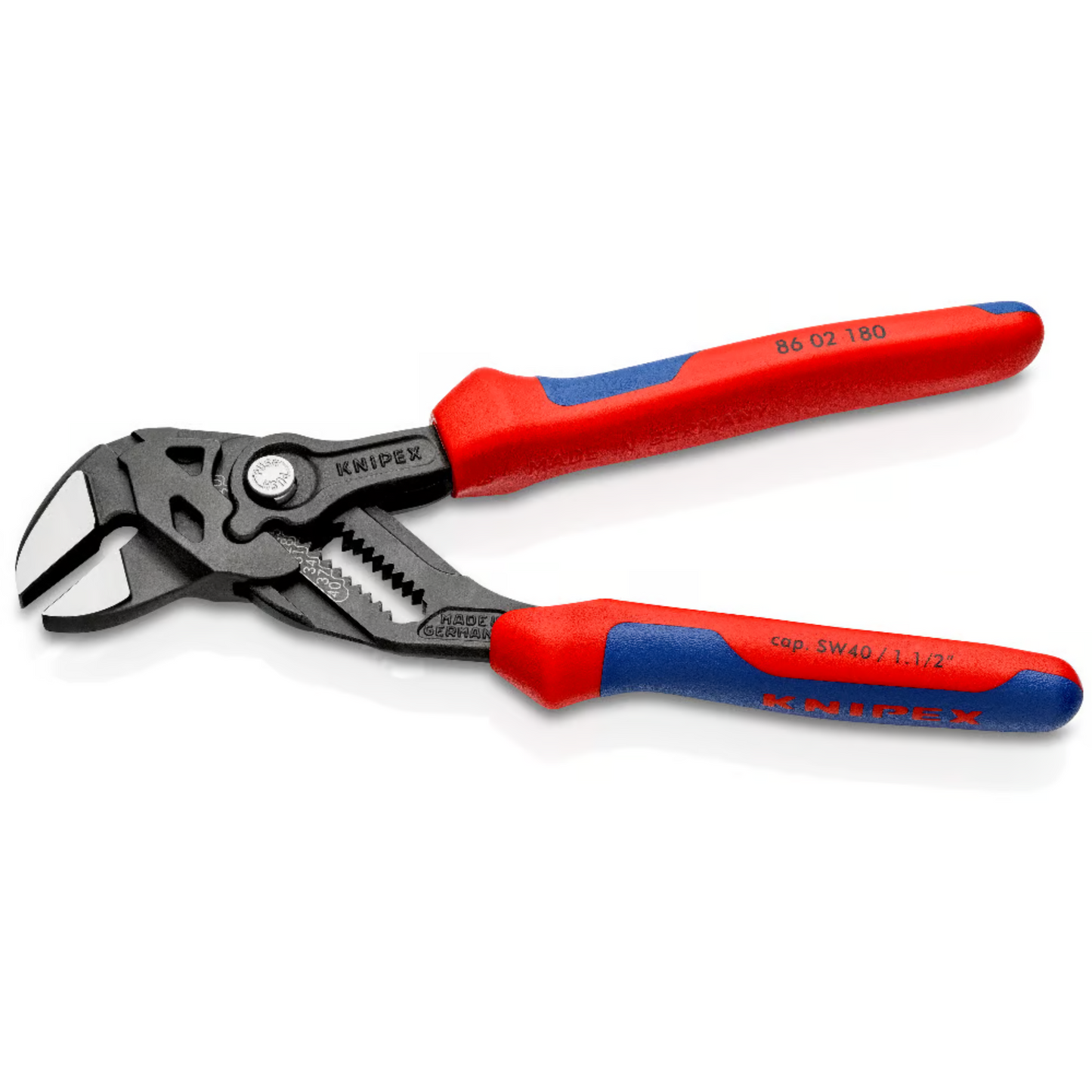 KNIPEX 86 02 180 SB Pinza y llave en una sola herramienta 180 mm