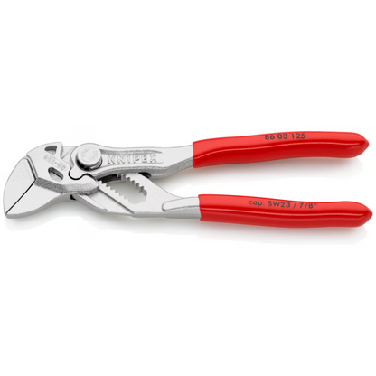 KNIPEX 86 03 125 SB Mini pinza de extensión y llave en una sola herramienta 125 mm (5″)