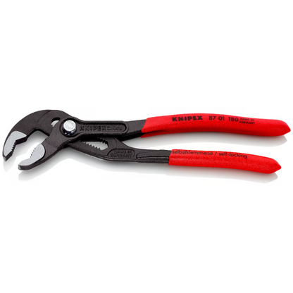 KNIPEX 87 01 180 SB Pinza de extensión pico de loro Cobra 180 mm (7 1/4″)