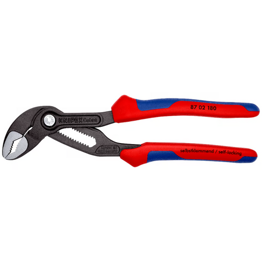 KNIPEX 87 02 180 SB Pinza de extensión pico de loro Cobra 180 mm (7 1/4″)
