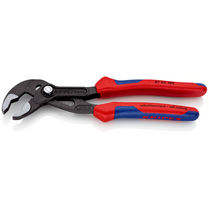 KNIPEX 87 02 180 SB Pinza de extensión pico de loro Cobra 180 mm (7 1/4″)