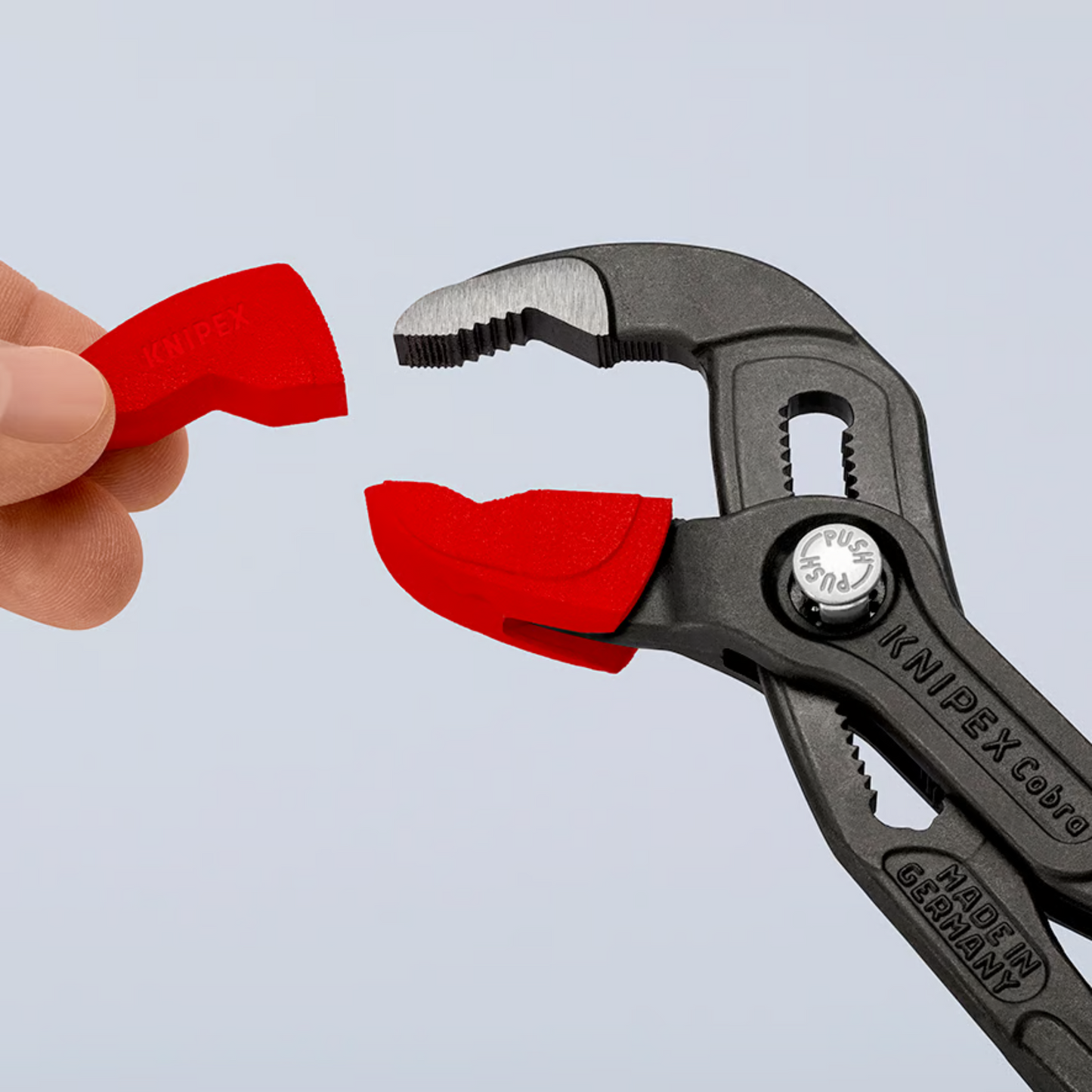 KNIPEX 87 09 250 V01 Mordazas protectoras para 87 XX 250 (modelos a partir de 2007)  (3 pares)