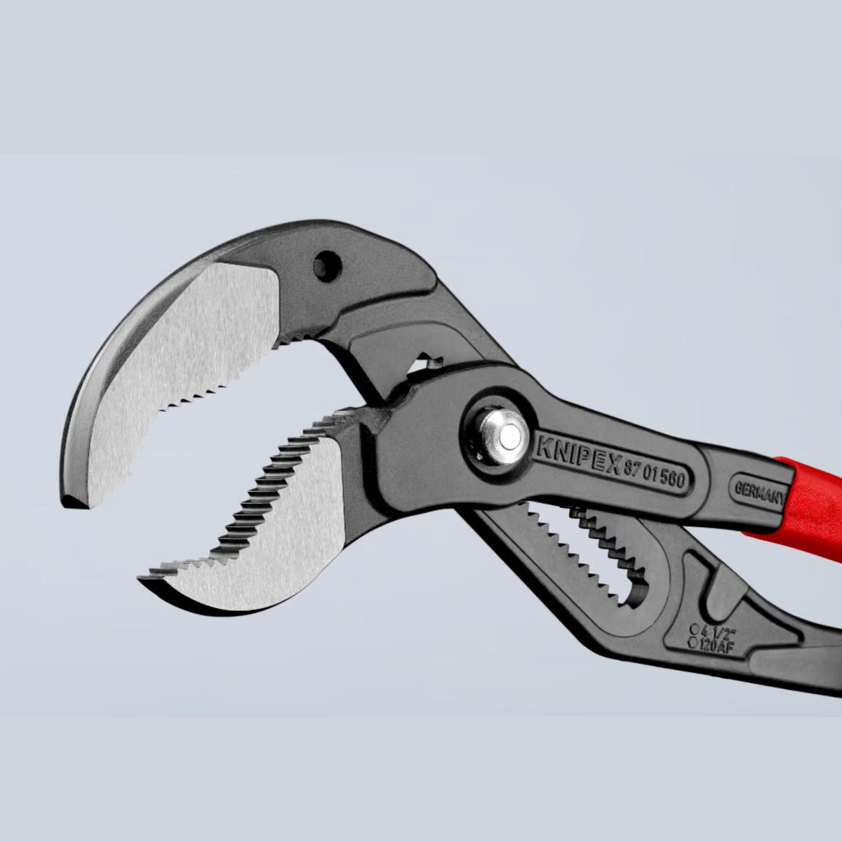 KNIPEX 87 01 560 Pinza de extensión pico de loro Cobra con mangos de plástico pavonada XXL 560 mm (22'')