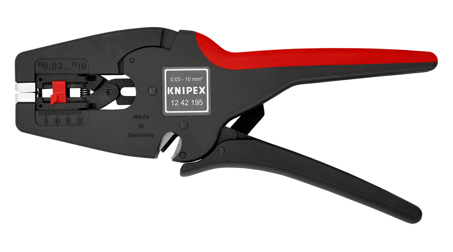 KNIPEX 12 42 195 SB Pinza pelacables automática MultiStrip10 32-8 AWG 195 mm (7.75″)