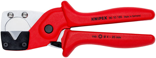 KNIPEX 90 10 185 Cortatubos para mangueras multicapa y neumáticas de plástico reforzado con fibra de vidrio 185 mm