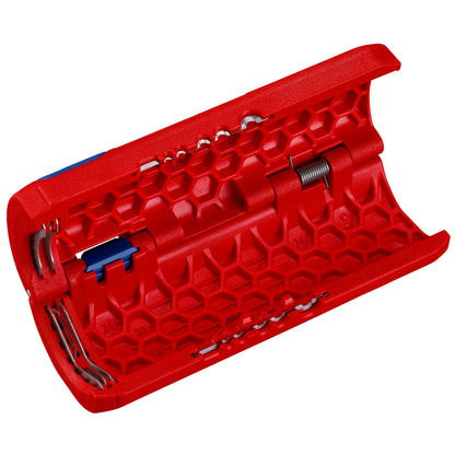 KNIPEX 90 22 02 SB Herramienta para corte de tubos corrugados TwistCut 100 mm (4″)
