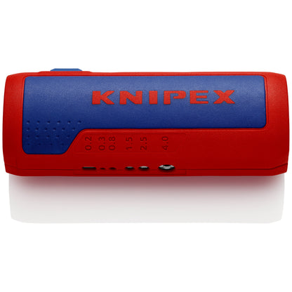 KNIPEX 90 22 02 SB Herramienta para corte de tubos corrugados TwistCut 100 mm (4″)
