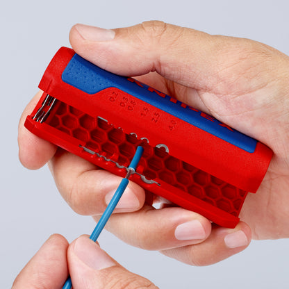 KNIPEX 90 22 02 SB Herramienta para corte de tubos corrugados TwistCut 100 mm (4″)