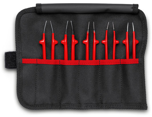 KNIPEX 92 00 04 Juego de pinzas universales aislados 5 piezas 90 mm