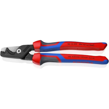 KNIPEX 95 12 225 Cortacables con corte escalonado StepCut XL 232 mm (9")