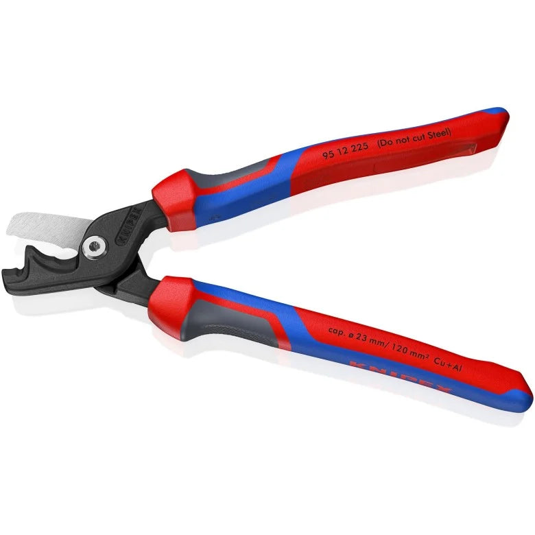 KNIPEX 95 12 225 Cortacables con corte escalonado StepCut XL 232 mm (9")