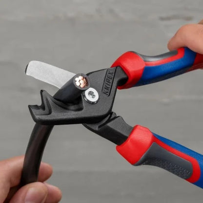 KNIPEX 95 12 225 Cortacables con corte escalonado StepCut XL 232 mm (9")