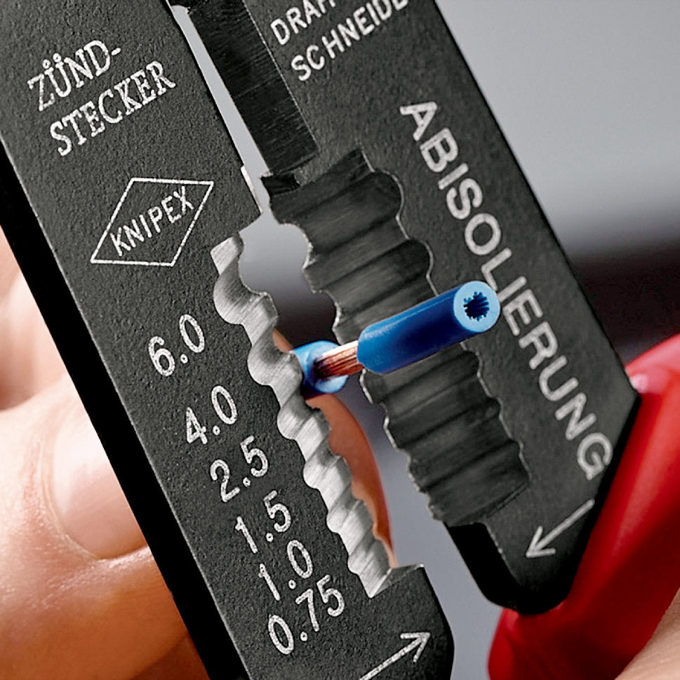 KNIPEX 97 21 215 B Pinza crimpadora universal 230 mm (9″)