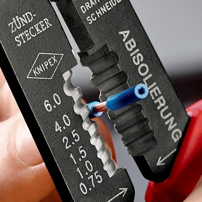 KNIPEX 97 21 215 B Pinza crimpadora universal 230 mm (9″)