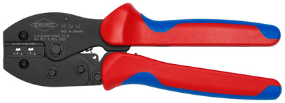 KNIPEX 97 52 42 SB PreciForce® Pinza para crimpar terminales para conectores MC4/MC4 EVO 2 220 mm