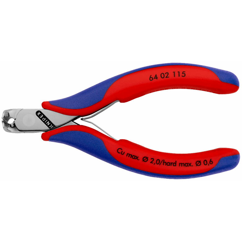 KNIPEX 64 02 115 SB Pinza de corte frontal para electrónica 115 mm