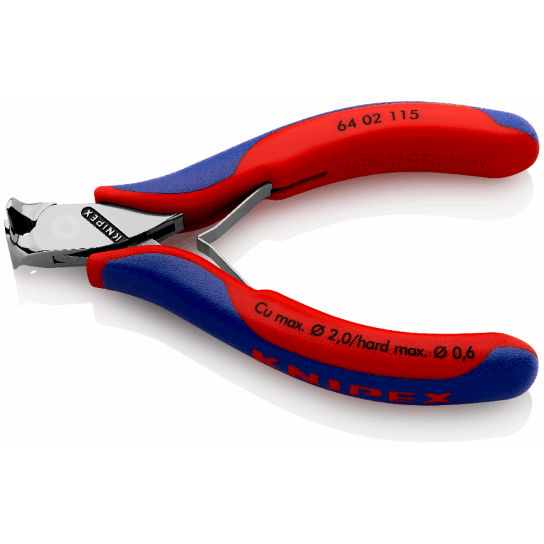 KNIPEX 64 02 115 SB Pinza de corte frontal para electrónica 115 mm