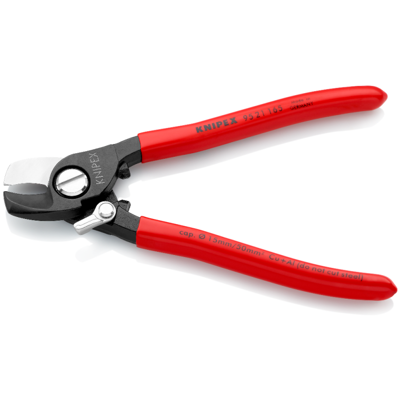 KNIPEX 95 21 165 SB Tijeras cortacables con muelle de apertura 165 mm