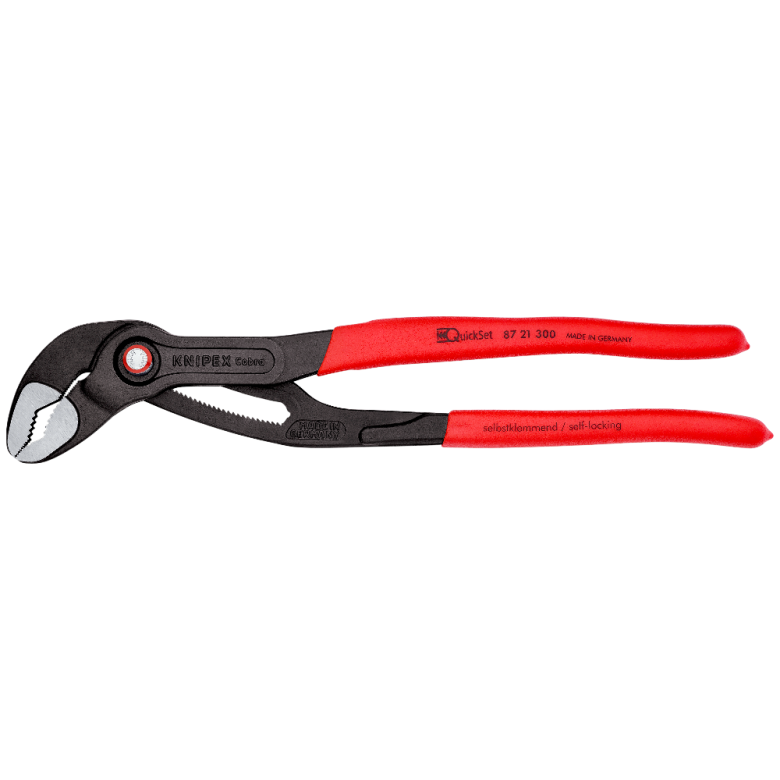 KNIPEX 87 21 300 SB Pinza para bombas de agua Cobra QuickSet 300 mm