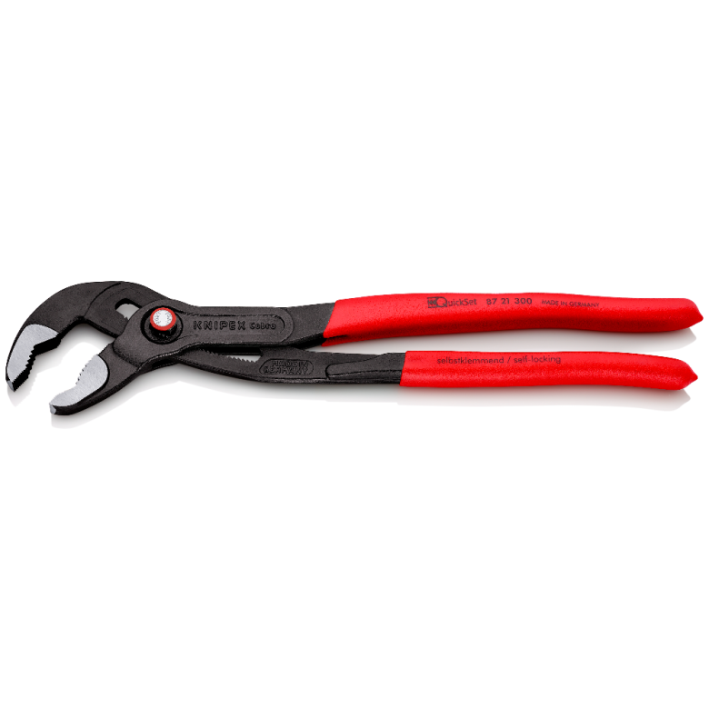 KNIPEX 87 21 300 SB Pinza para bombas de agua Cobra QuickSet 300 mm