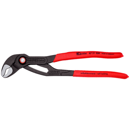 KNIPEX 87 21 250 SB Pinzas para bomba de agua Cobra QuickSet de 250 mm