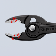 Cargar imagen en el visor de la galería, KNIPEX 82 01 200 SB Pinza de agarre frontal ajustable TwinGrip 200 mm
