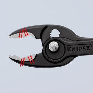 KNIPEX 82 01 200 Pinza de agarre frontal TwinGrip 200 mm