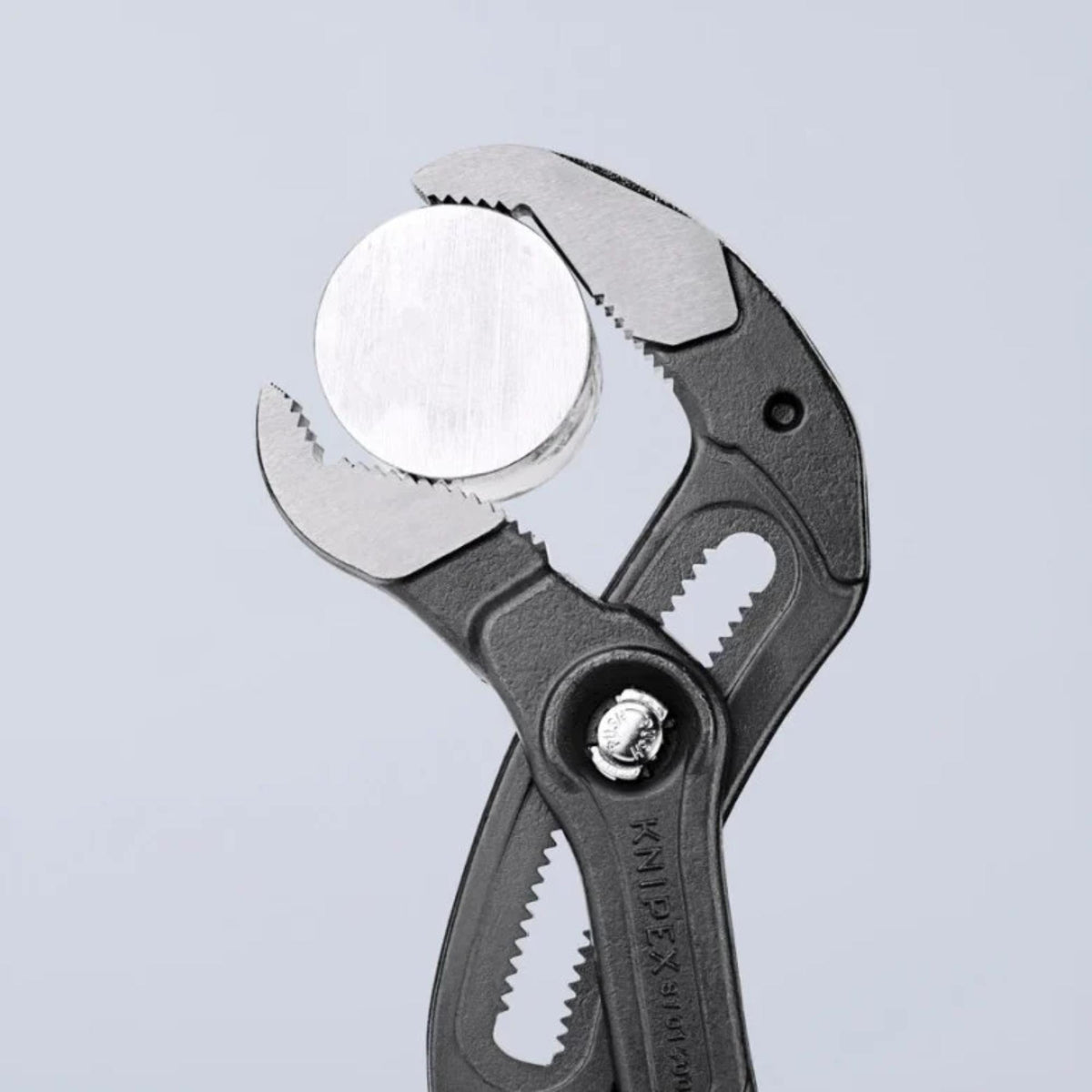 KNIPEX 87 01 400 Pinza de extensión pico de loro Cobra con mangos de plástico pavonada XL 400 mm (16'')